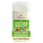 Old Spice Whole Body Deodorant Stick for Men, Aluminum Free, Fiji Scent, 24/7 Odor Protection, 24/7 Lasting Freshness, Dermatologist Tested, Gentle on Skin, Safe to Use All Over, 3.0 oz