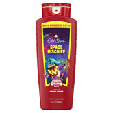 Old Spice Body & Face Wash for Men, x The Super Mario Galaxy Movie, 3X Defense, 24/7 Shower Fresh with Long Lasting Scent, Smell Super with Space Mischief, Amped Amber Scent, 24 oz