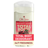 Old Spice Whole Body Deodorant Stick for Men, Aluminum Free, Black Cherry + Bourbon Scent, 24/7 Odor Protection, 24/7 Freshness, Dermatologist Tested, Gentle on Skin, Safe to Use All Over, 3.0 oz