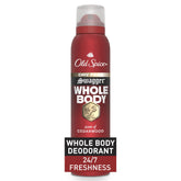 Old Spice Whole Body Deodorant for Men, Swagger, Aluminum Free Spray for 24/7 Freshness // Dermatologist Tested Whole Body Deodorant, 99g