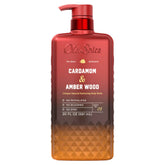 Old Spice Body Wash for Men, The Spice Alchemist Collection, 24/7 Cologne Infused Hydration, No Trade Off Formula, Free of Phthalates Silicones & Dyes, Cardamom + Amber Wood Scent, 20 oz