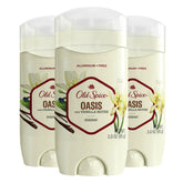 Old Spice Aluminum Free Deodorant for Men, 48 Hr Odor Protection, Oasis with Vanilla, 3oz (Pack of 3)