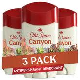 Old Spice Men's Antiperspirant & Deodorant Canyon with Aloe, 24/7 Odor Protection, 2.6oz (Pack of 3)
