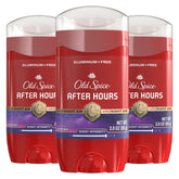 Old Spice Aluminum Free Deodorant for Men, 24/7 Odor Protection, 24/7 Freshness & Lasting Scent, Afterhours with Spice Scent, 3.0 oz (Pack of 3)