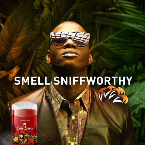 Old Spice Aluminum Free Deodorant for Men, 24/7 Odor Protection, 24/7 Freshness & Lasting Scent, Goes on Clear, Bearglove with Crisp Orchard Scent, 3.0 oz