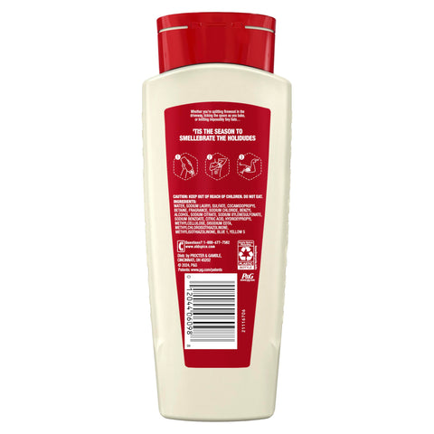 Old Spice Body Wash for Men, Holidudes Limited Edition, 24/7 Holiday Freshness, Lasting Scent and Rich Lather, Stocking Stuffer, Lumbersnack with Fresh Pine Scent, 16 fl oz