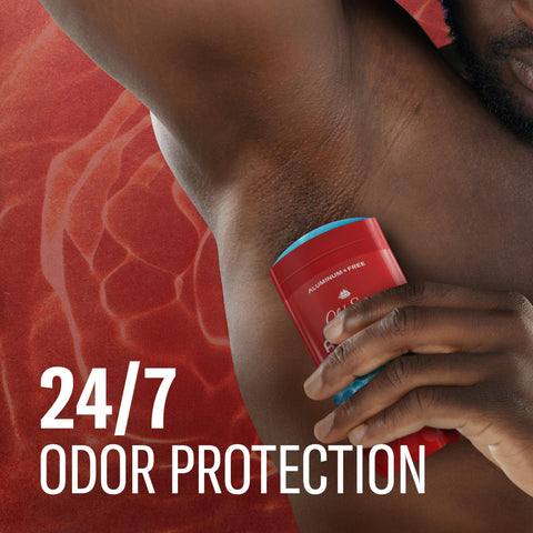 Old Spice Aluminum Free Deodorant for Men, 24/7 Odor Protection, 24/7 Freshness & Lasting Scent, Aqua Reef with Cypress Scent, 3.0 oz with Travel Size Swagger Body Wash (Pack of 4)
