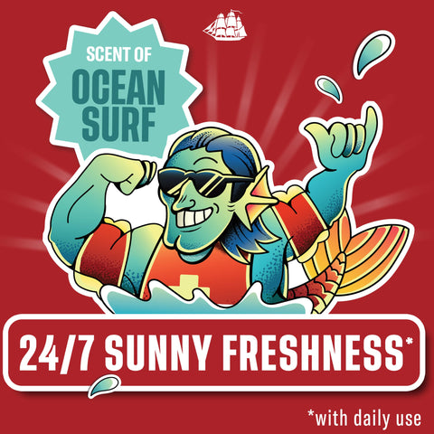 Old Spice Dry Feel Antiperspirant Deodorant for Men, Summerdudes, 24/7 Sweat & Odor Protection, 24/7 Sunny Freshness & Long Lasting Scent, Invisible Solid, Broseidon with Ocean Surf Scent, 2.6 oz