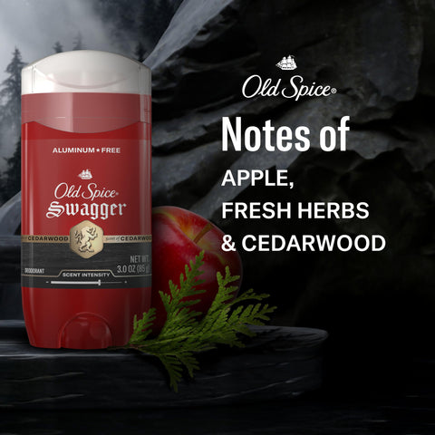 Old Spice Aluminum Free Deodorant for Men, 24/7 Odor Protection, 24/7 Freshness & Lasting Scent, Goes on Clean, 3.0 oz (Pack of 2)