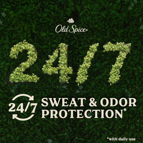 Old Spice Men's Antiperspirant & Deodorant Alpine with Hemp Oil, 2.6oz (Pack of 3)